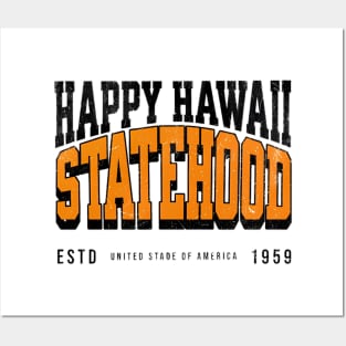 Hawaii Statehood Posters and Art